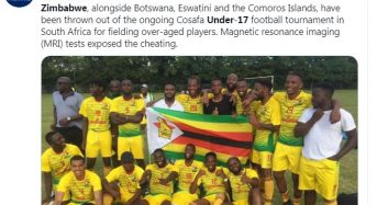 Yes, Zimbabwe U17 was disqualified from COSAFA tourney, but this widely circulated pic is not of the team