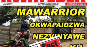 Is this a real Kwayedza front page? No, it’s a fabrication