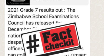 A viral WhatsApp message on Grade 7 results is fake, ZIMSEC says