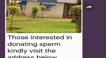 Is this Harare clinic paying US$80 for sperm as claimed in viral messages? No, it’s a hoax