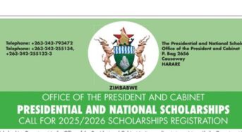 Update: Government releases 2025/2026 call for National Presidential Scholarships