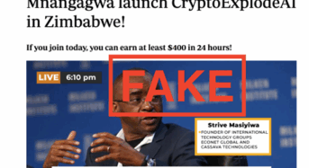 Fact Check: No, President Mnangagwa and Strive Masiyiwa have not launched cryptocurrency project